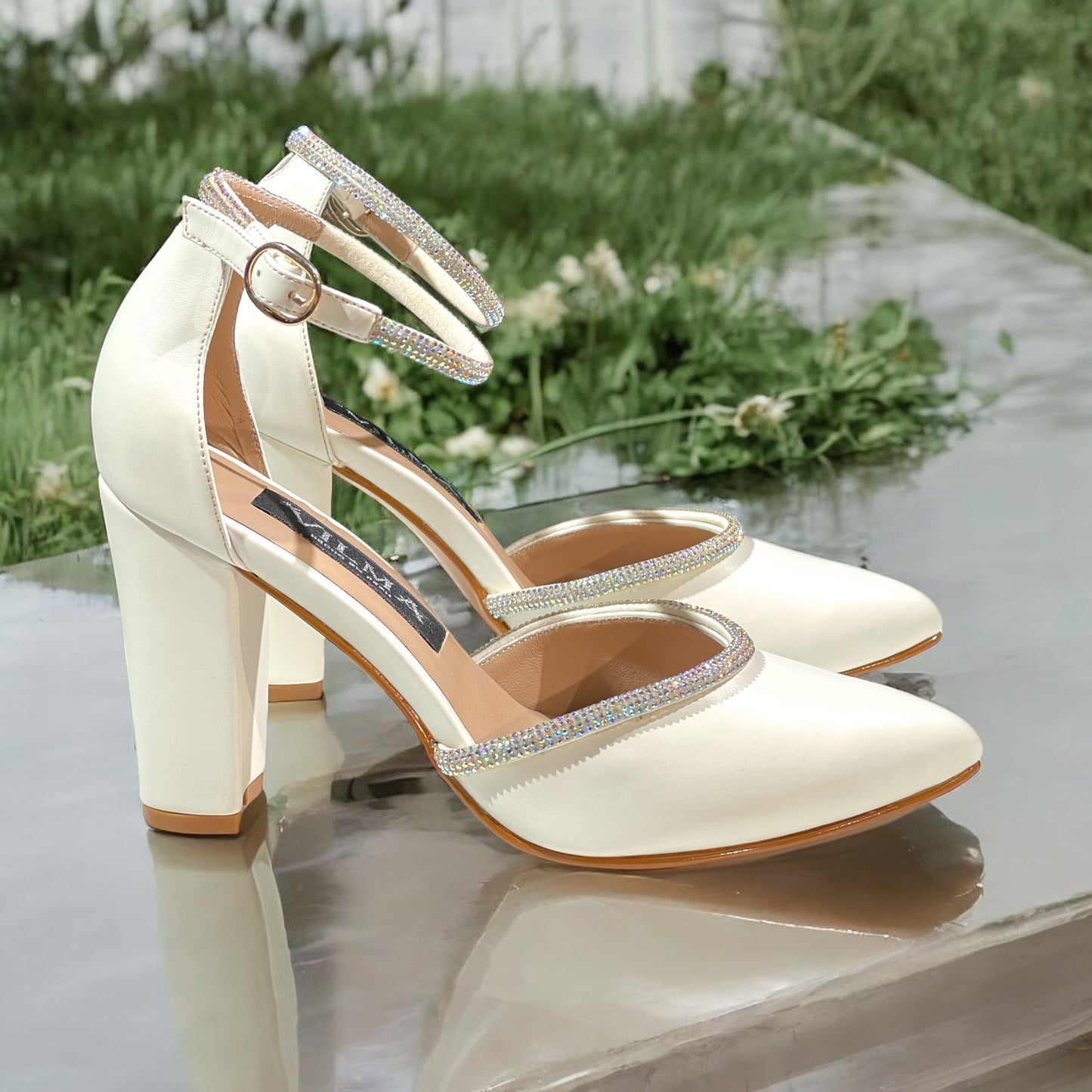 STILETTOS STRASS PERLA