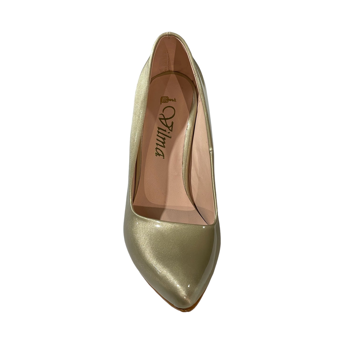 STILETTOS DORADO CROMADO - TACO 9