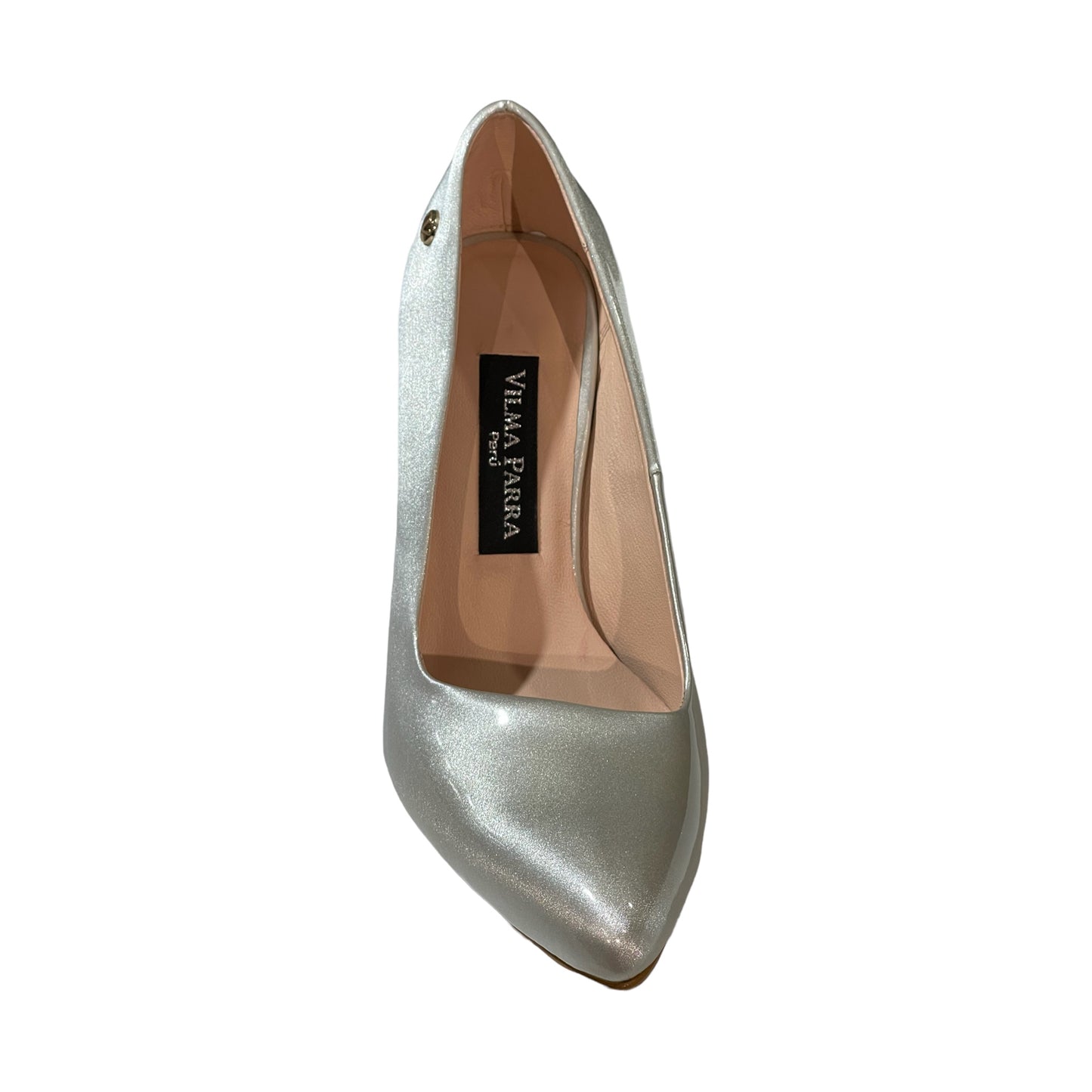 STILETTOS PLATEADO CROMADO - TACO 9