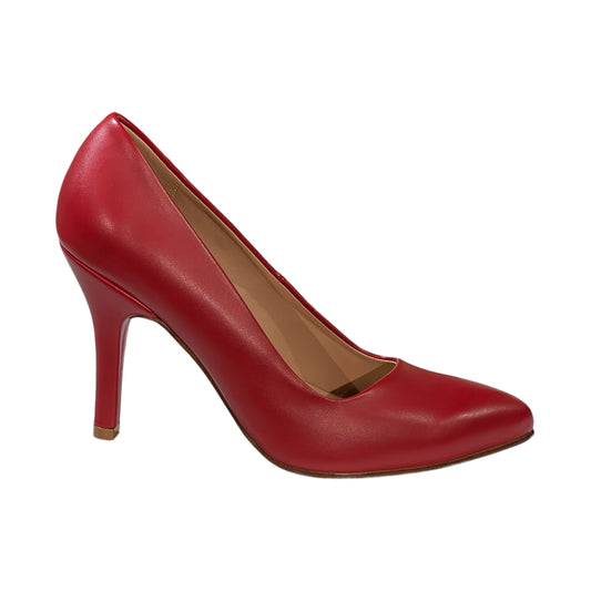 STILETTOS ROJO MATE - TACO 9