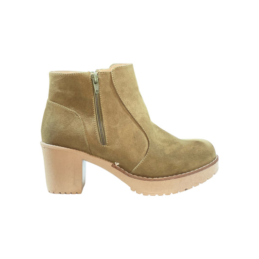 BOTIN SUEDER VERDE MILITAR - TACO 7