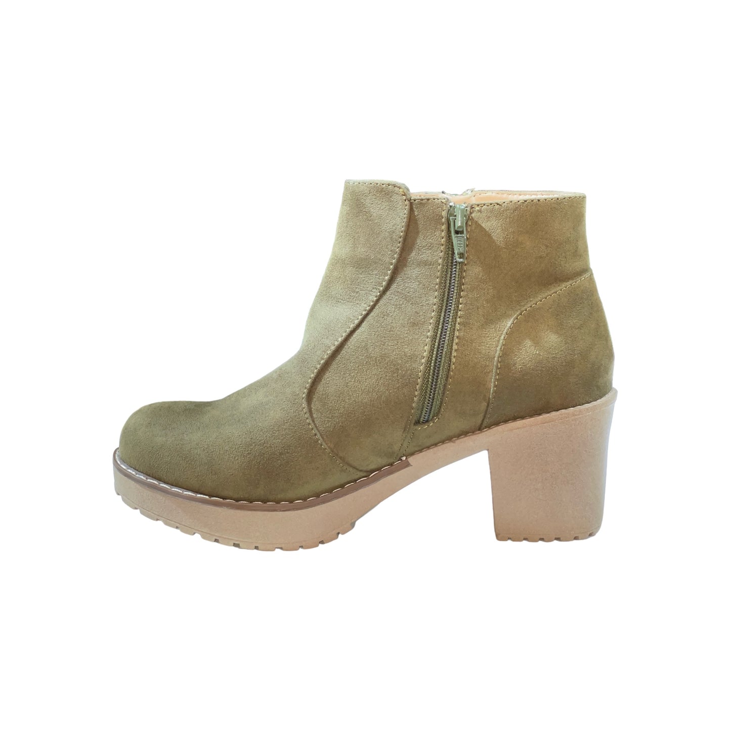 BOTIN SUEDER VERDE MILITAR - TACO 7