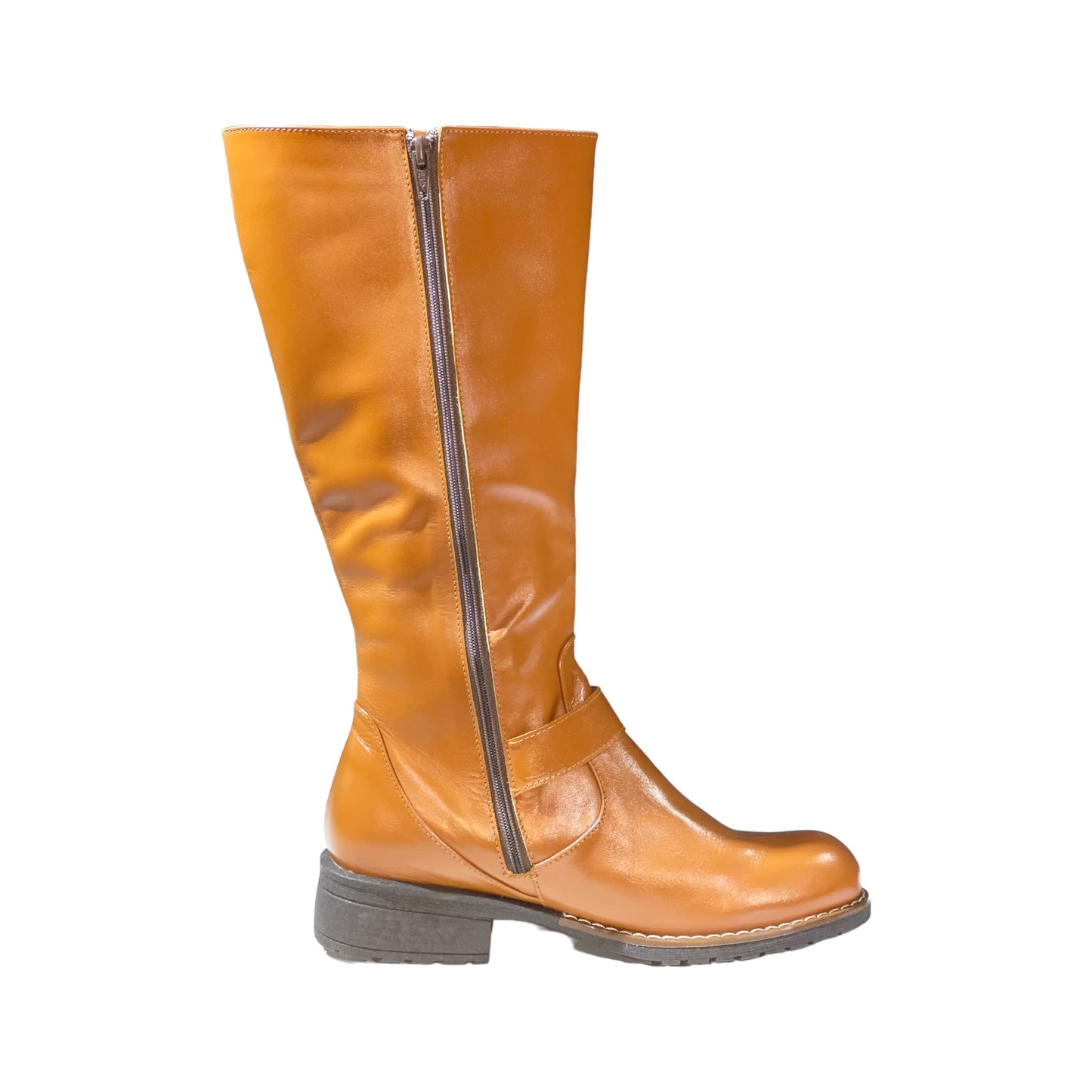 BOTAS LARGAS CUERO CAMEL