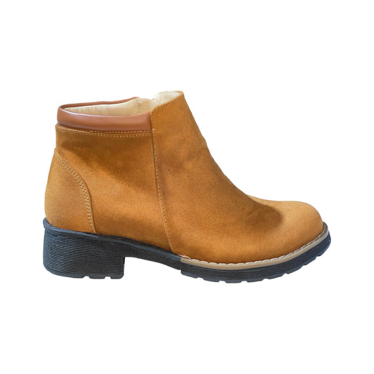 BOTIN SUEDER CAMEL - TACO 3