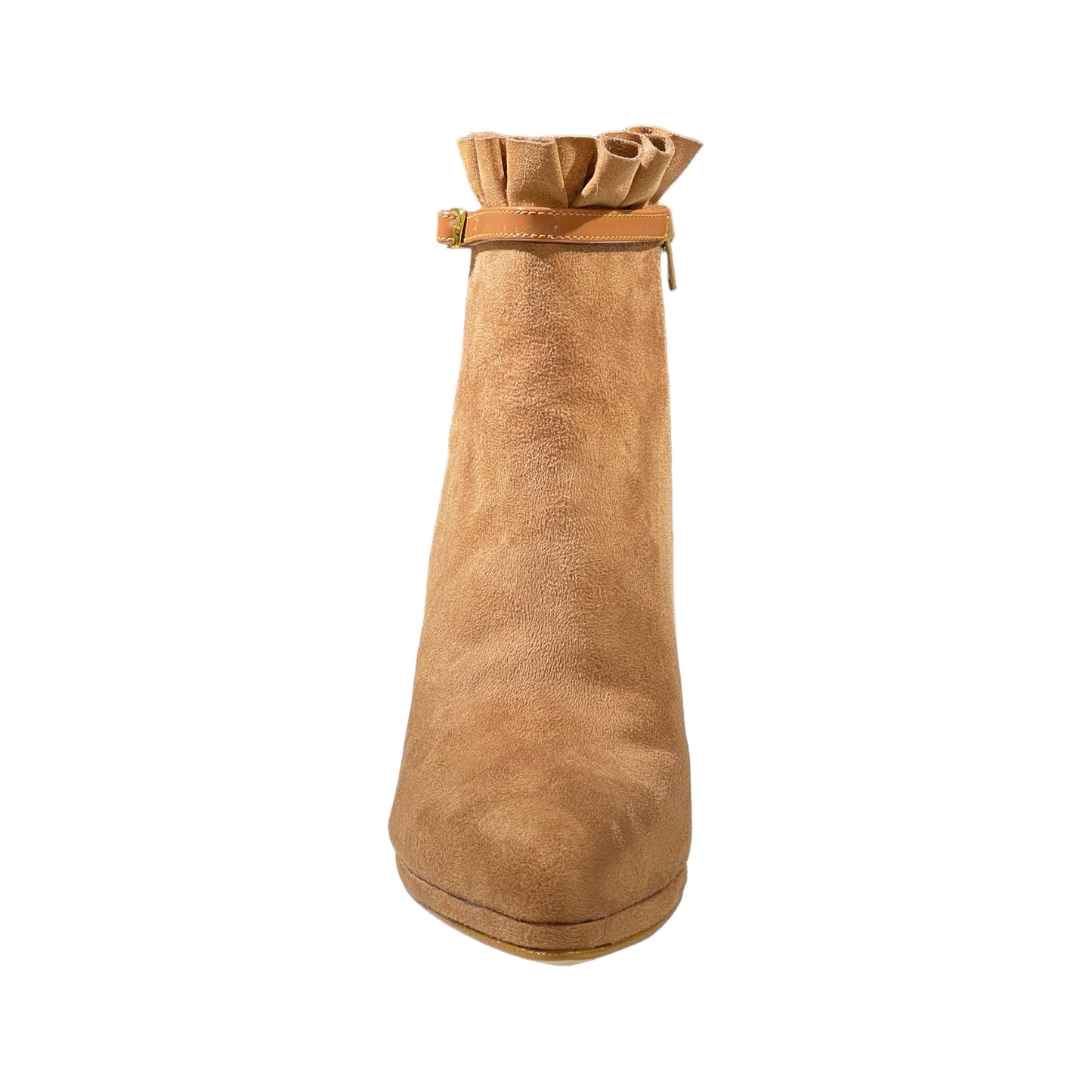 BOTIN STILETTO SUEDER CAMEL - TACO 9