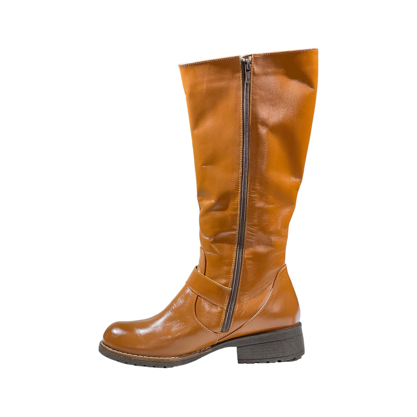 BOTAS LARGAS CUERO CAMEL