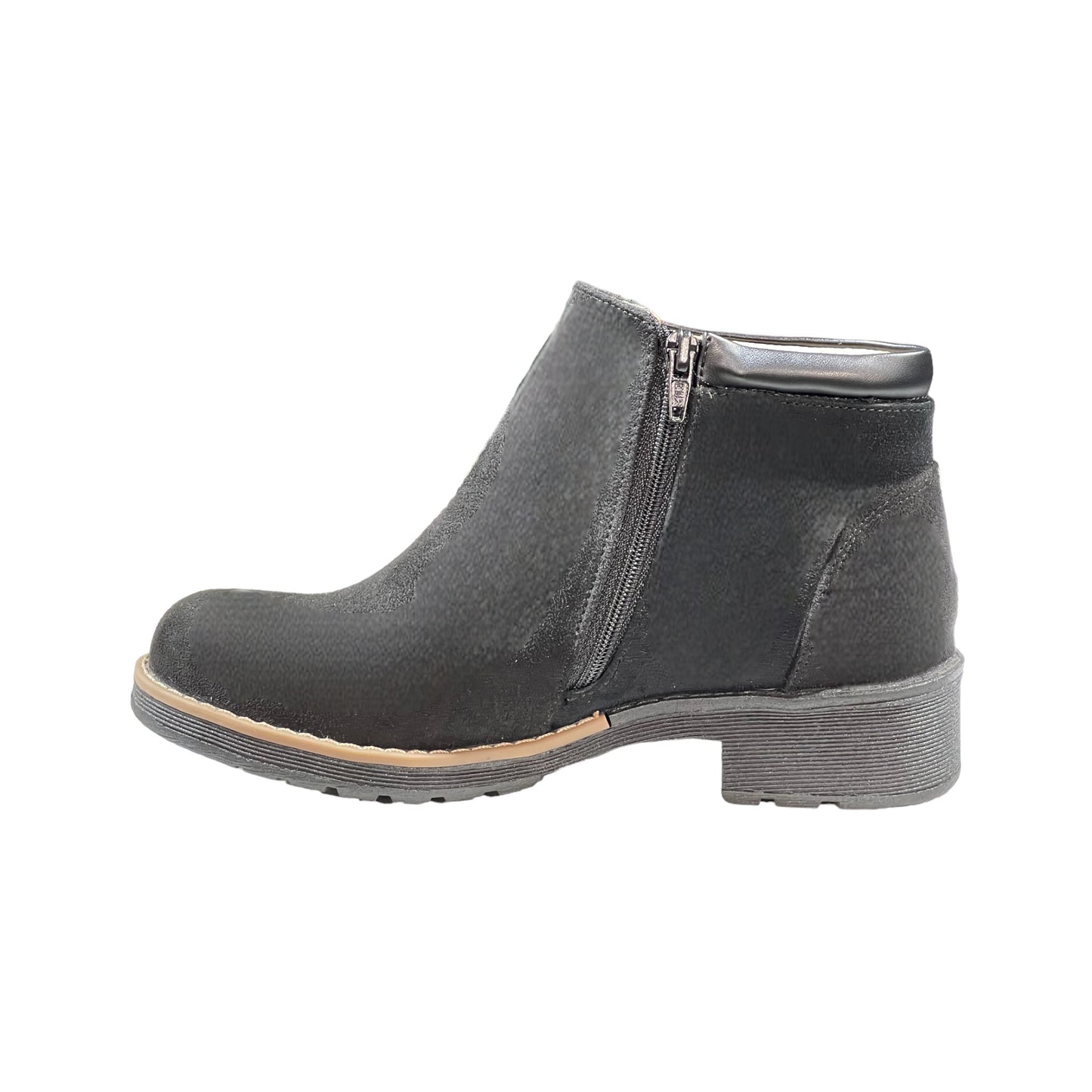 BOTIN SUEDER NEGRO - TACO 3