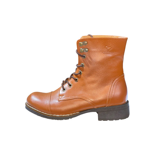 BOTAS CUERO CARAMELO - TACO 3