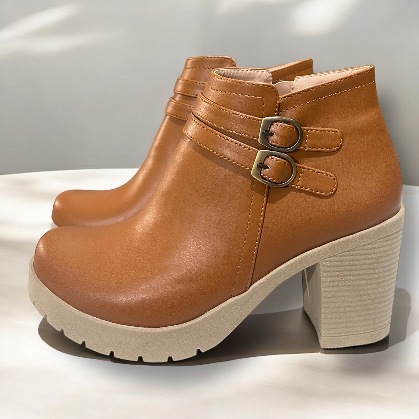 BOTIN CAMEL MATE DOS HEBILLAS - TACO 7